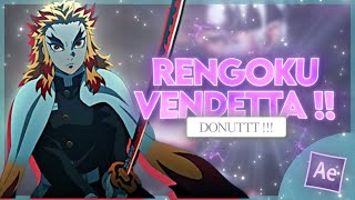 Rengoku vs Akaza  EDIT  vendetta   demon slayer [upl. by Zinah685]