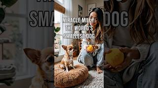 Miracle Milly The Worlds Smallest Dog smallestdog chihuahua miracle dogsofinstagram [upl. by Llenrahs840]