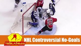 NHL Controversial NoGoals [upl. by Retsub152]