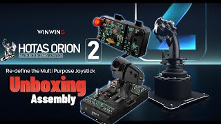 Winwing Orion 2 throttle Base  PTO 2  F16 Joystick [upl. by Dnumsed]