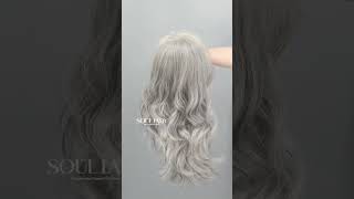 Silver Black Highlights Salt And Pepper Wig [upl. by Tolliver124]