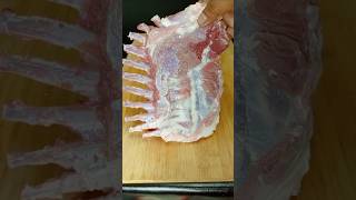 Great recipe for delicious salad with goat ribs youtubeshorts shorts [upl. by Eillo]