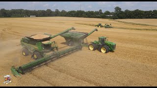 Cutting Wheat amp Planting Double Crop Soybeans in Western Kentucky [upl. by Ayor]