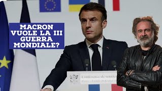 Le dichiarazioni di Macron verso la III guerra mondiale [upl. by Ethbun923]