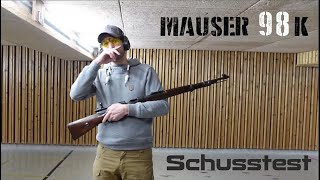 Mauser Karabiner 98k 8x57IS  Schusstest [upl. by Philpot]