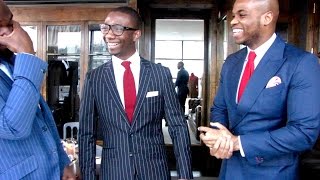 How To Style A Bold Pinstripe Suit [upl. by Lew]