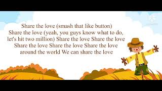 Stephen Sharer  Share The Love Lyrics [upl. by Asik]