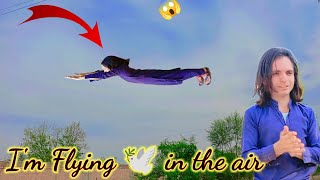 Im flying in the air  Pakistani boy flying 🤣 [upl. by Ahon]