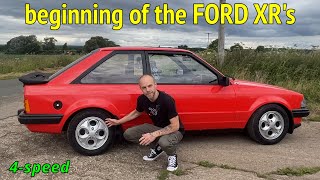 1981 FORD ESCORT XR3  early 4 speed  best of the bunch [upl. by Cr]