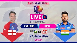 Live T20 World Cup 2024 Scorecard  India vs England  2nd Semi Final ICC Mens T20 World Cup [upl. by Rebeh]