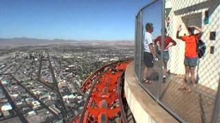 High Roller POV Stratosphere Tower Las Vegas [upl. by Carlita337]