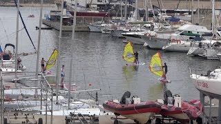 Barcelona Waterfront Barcelona city beach Yacht port Vell [upl. by Eimarej382]