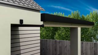 Coolaroo Outdoor Shade Wall Mount Installation [upl. by Alfonzo]