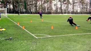 Trening bramkarski SMS Słupsk t Zdzisław Lewandowski [upl. by Hanahsuar]