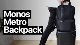 Monos Backpack Review  Travel Essentials  Everyday Carry  Aesthetic Travel [upl. by Holladay138]