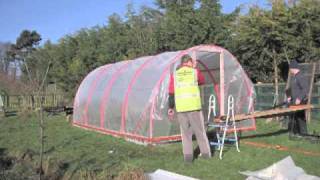 How to Build a Polytunnel Ireland  Stop Motion [upl. by Stets]