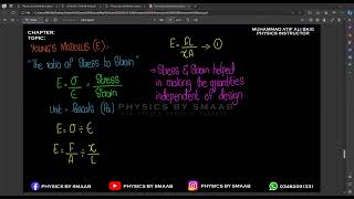 Chapter Deformation  Young Modulus  Lecture 1  UrduHindi  AS Level  Physics by SMAAB [upl. by Raasch]