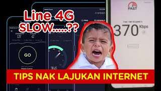 🟢 Cara lajukan internet 4G jika Slow dan kurang stabil [upl. by Hewe512]