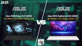 Asus Flow Z13 2023 vs Zephyrus G14 2023 [upl. by Notsecnirp]