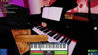 TheFatRat  Monody Piano cover  Roblox Talent Show [upl. by Russell]