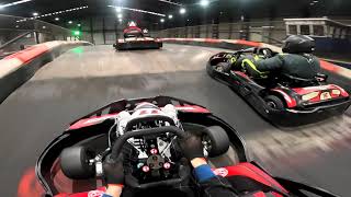 TeamSport Leeds Go Karting  Big Crash on last lap [upl. by Pinter]