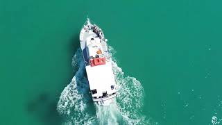 Megali beach Sidari Corfu drone footage in 4k [upl. by Sregor]