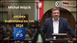 Michał Wójcik  ustawa budżetowa na rok 2024 [upl. by Arikahc922]