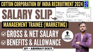 CCI Recruitment 2024  Latest Salary Slip  Management Trainee Marketing Gross amp Net Salary 2024 [upl. by Robinet166]