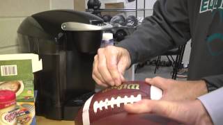 A WPDE Deflategate experiment Can you tell whether a football is properly inflated [upl. by Simonette]