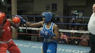 EBONIE BROWN HUF GYM VS TEONA LUMZEI POUND 4 POUND AT HUF GYM ON JULY 29 [upl. by Arni]