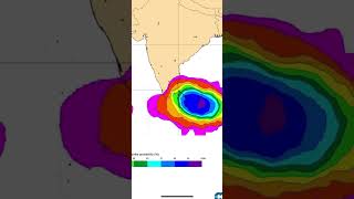 FENGAL STORM TRACK  CLOUD BURST  KTCC  CHENNAI  weather storm [upl. by Lucilia]