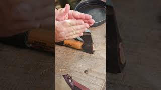 BASIC Axe Sharpening 🪓 survival camping bushcraft [upl. by Norga]