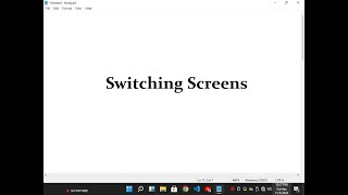 How to switch screens in kivymd [upl. by Oironoh]