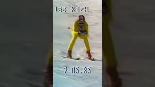 Franz Klammer Kitzbühel Streif 1976 shorts skiing downhill kitzbühel [upl. by Brena]