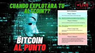 🔴 bitcoin AL PUNTO  Cuando EXPLOTARA tu ALTCOIN  🔴IV86 [upl. by Akkimat]