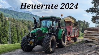 Heuernte 2024  DeutzampLamborghini  Landtechnik Südtirol [upl. by Hauge]