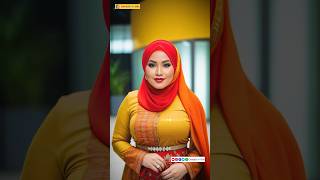 Malaysian Muslim Woman in Stylish Outfit with Hijab  Sunday Fashion Colors  AI Model Lookbook [upl. by Meean873]