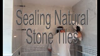 How when and why you should seal your Marble or stone tile [upl. by Airal]