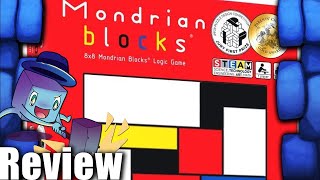 Mondrian Blocks Review  with Tom Vasel [upl. by Dever]