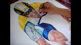 Lance Armstrong Art [upl. by Gould50]