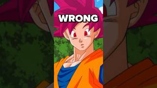 Super Saiyan God is WRONG [upl. by Aneer]