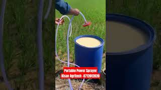 Portable Power Sprayer KisanAgritech agriculture agritech farming spraymachine farmer battery [upl. by Anoed910]