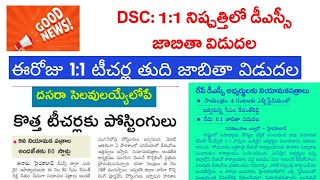 TS DSC 2024 Latest News Today  TS DSC 2024 Certificate verification TS DSC Result date  TS DSC [upl. by Klos]