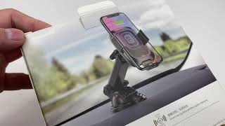 Baseus Smart Vehicle Bracket Car Wireless Charger [upl. by Vtarj]