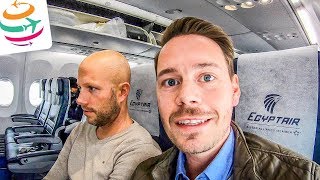 Na was bietet EgyptAir in der Economy Tripreport Boeing 737800  YourTravelTV [upl. by Aivitnahs352]