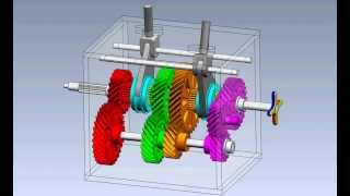 Transmission animation using SolidWorks [upl. by Ancell590]