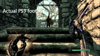 Unbelievable Skyrim PS3 lag [upl. by Niret]