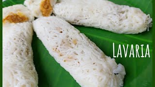 Lavaria  Sri Lankas Special Recipe  Sweet String Hopper  Simple Home Food [upl. by Aniger]