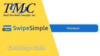 SwipeSimple  Creating a Sale on SwipeSimple Register [upl. by Ellehsyt]