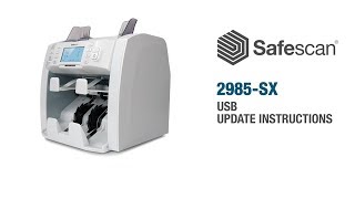 Safescan 2985SX USB Update Instructions [upl. by Aneroc631]